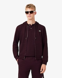 Sweatshirt zipp&eacute; classic fit molleton