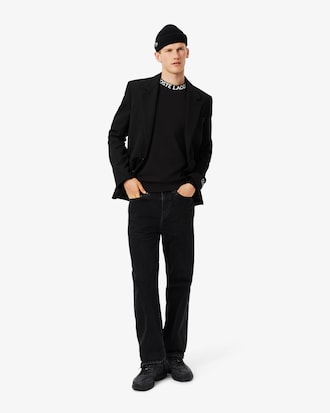 Sweatshirt jersey marquage jacquard