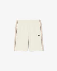 Short regular fit color-block molleton
