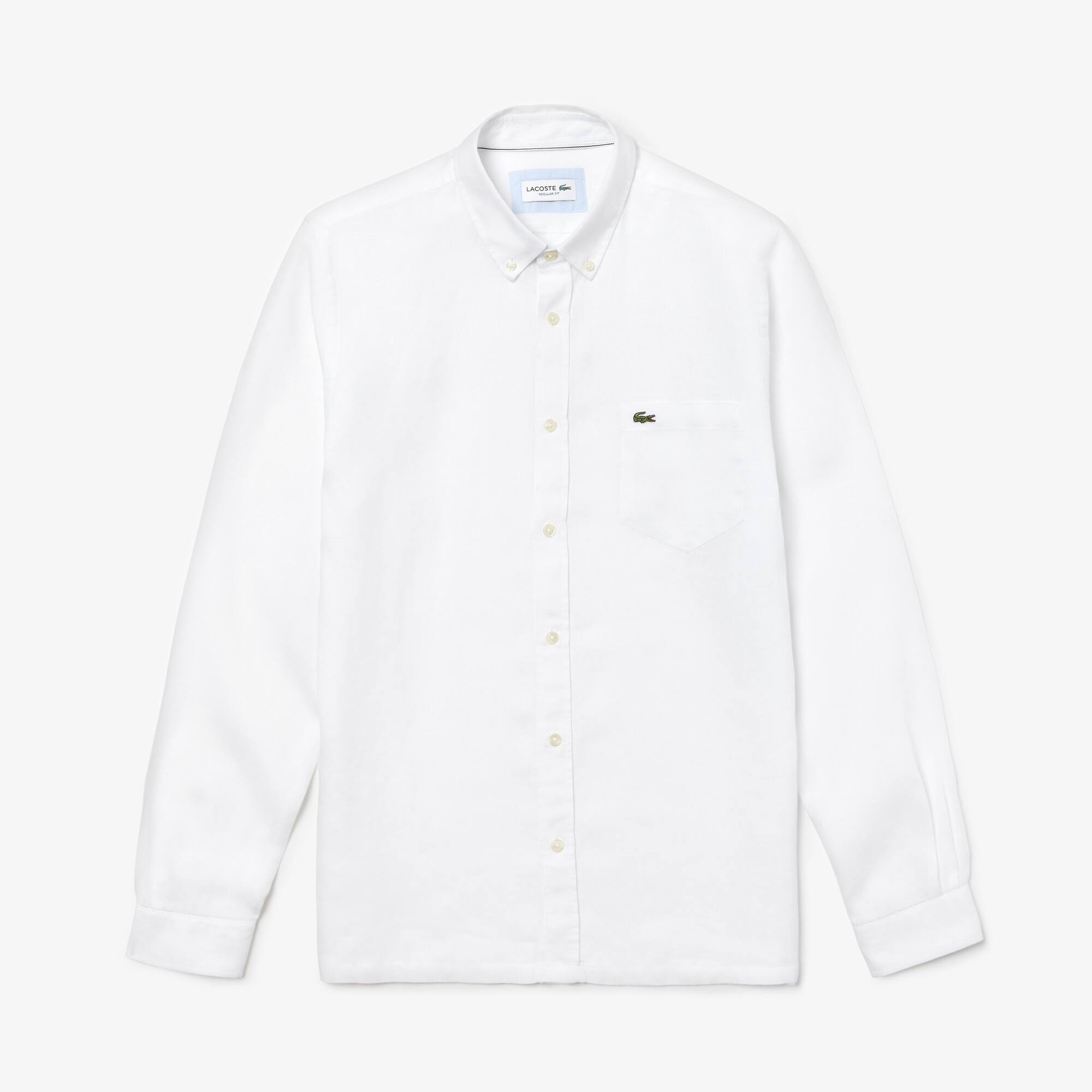 chemise en lin lacoste