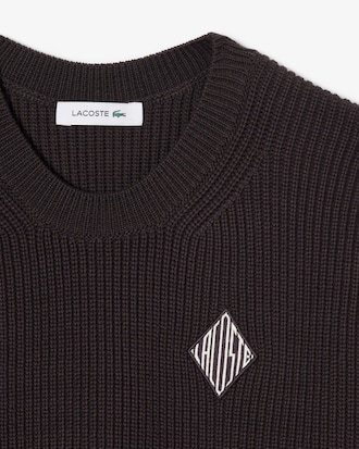 Pull col rond coton