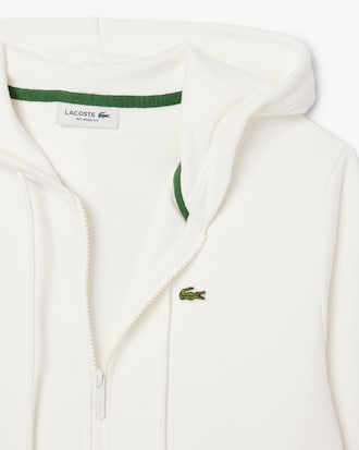 Sweatshirt zippé à capuche molleton