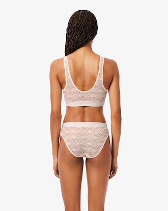 Brassi&egrave;re en dentelle sigl&eacute;e