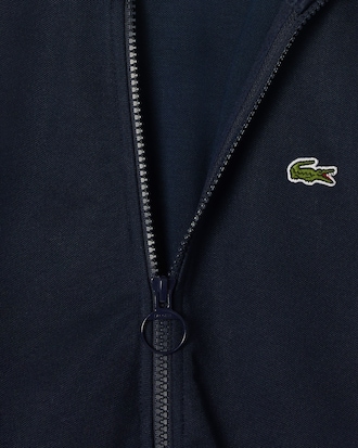 Sweatshirt Paris zippé en Piqué interlock