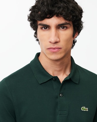Polo L.12.12 slim fit manches longues