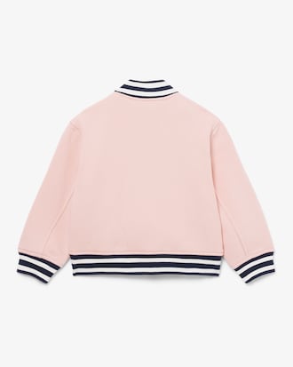 Bomber mixte molleton badge brod&eacute;