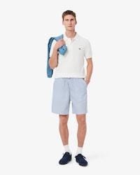 Short relaxed fit rayé