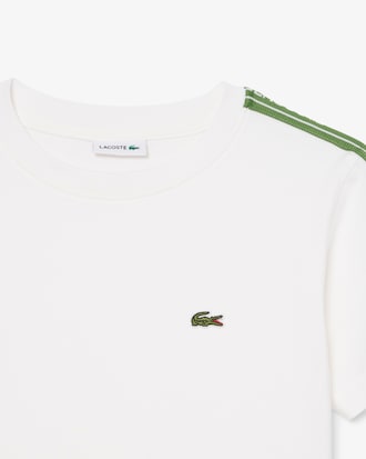 T-shirt coton bandes sigl&eacute;es