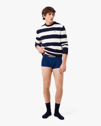 Lot de 3 boxers courts coton stretch