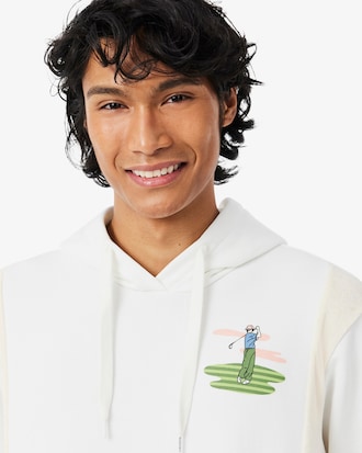 Sweatshirt &agrave; capuche Golf imprim&eacute;