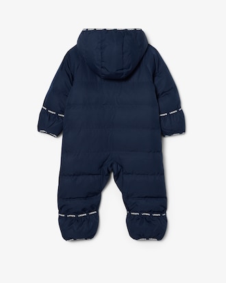 Combinaison b&eacute;b&eacute; &agrave; capuche taffetas