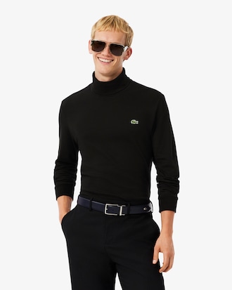 T-shirt manches longues col roulé