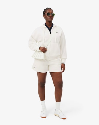 Sweatshirt &agrave; capuche zipp&eacute; en Piqu&eacute;