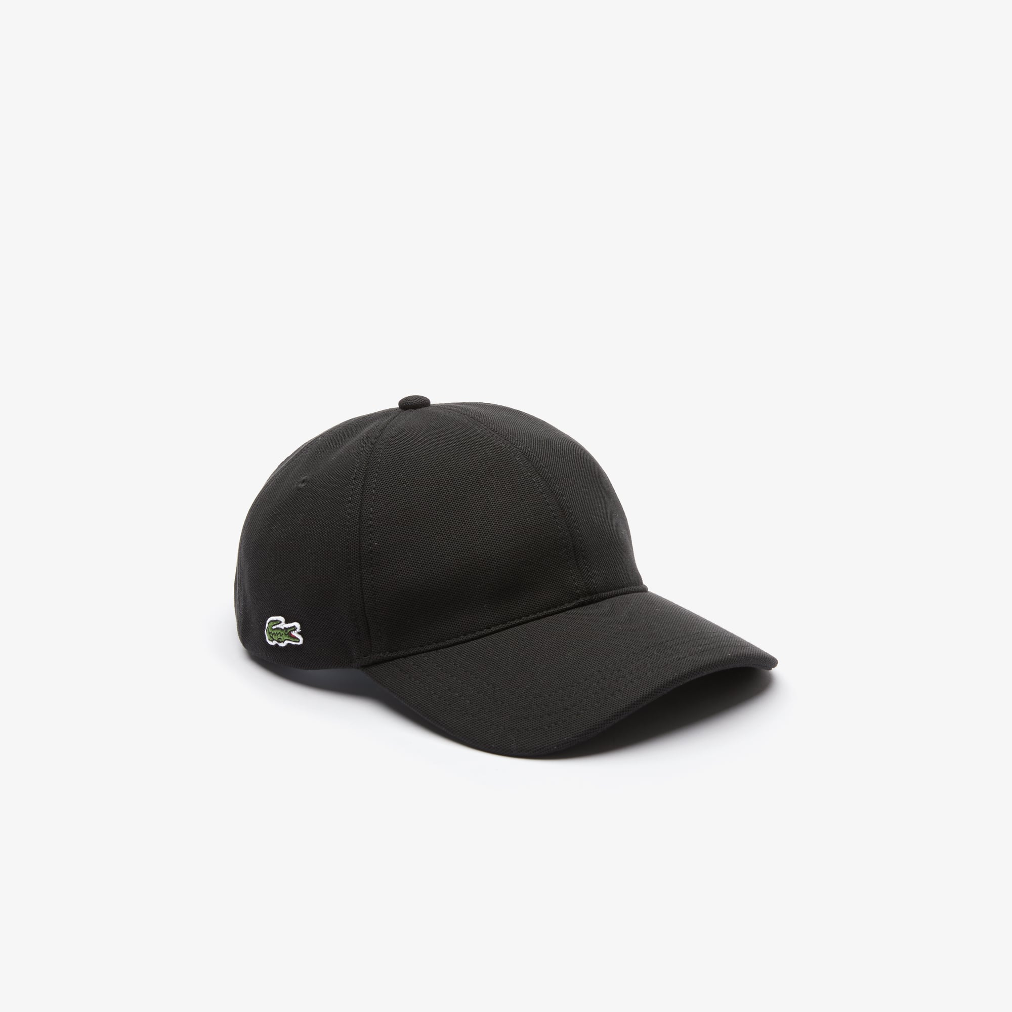 Lacoste Casquette en piqué de coton biologique uni Taille Taille unique Noir