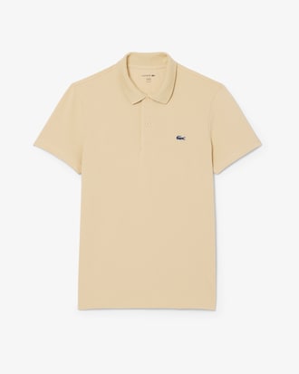 Polo regular fit en coton m&eacute;lang&eacute;