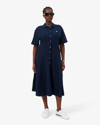 Robe polo &eacute;vas&eacute;e Petit Piqu&eacute;