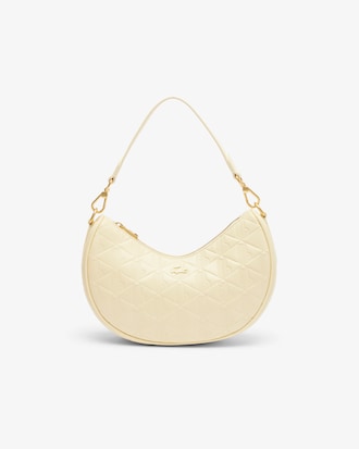 Sac lune Maheki en cuir emboss&eacute;