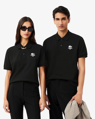 Polo L.12.12 classic fit imprim&eacute; signature