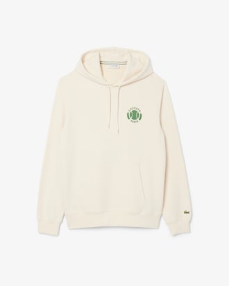 Sweatshirt à capuche imprimé tennis