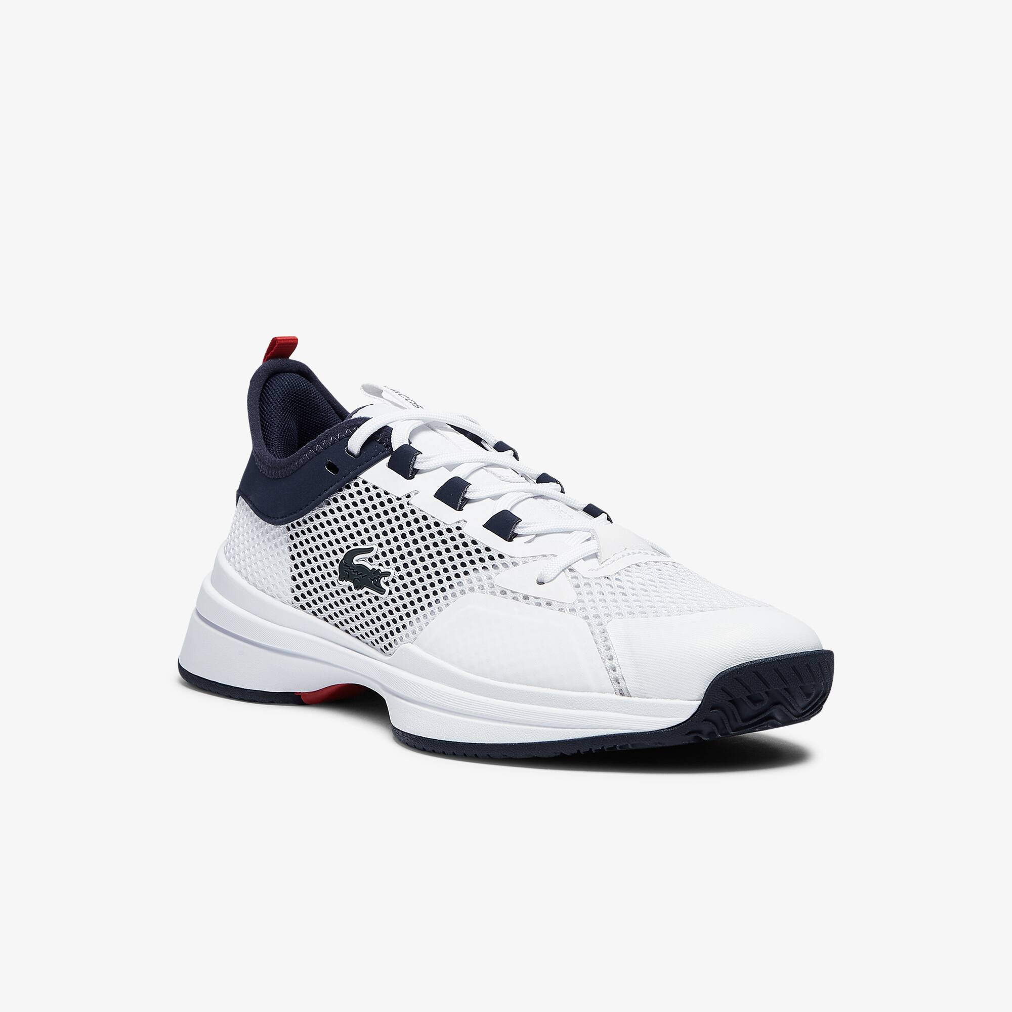 Lacoste Sneakers AG-LT 21 femme en tissu et synthétique Taille 40 Blanc/bleu