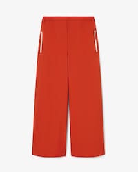 Pantalon taffetas loose fit D&eacute;fil&eacute;