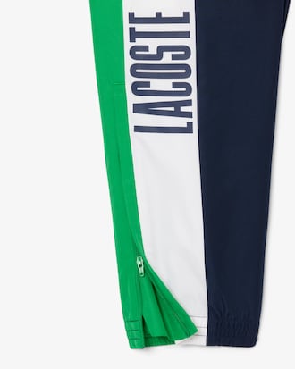 Pantalon de surv&ecirc;tement Tennis color-block