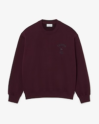 Sweatshirt col rond molleton brod&eacute;