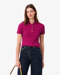 Polo L.12.D slim fit en mini piqu&eacute; stretch
