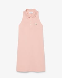 Robe polo sans manches en Piqu&eacute;