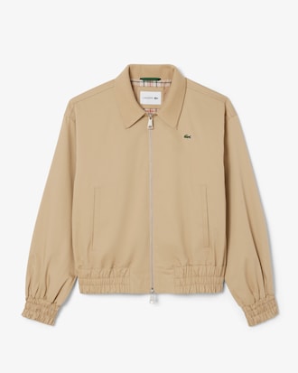 Veste gabardine stretch double col
