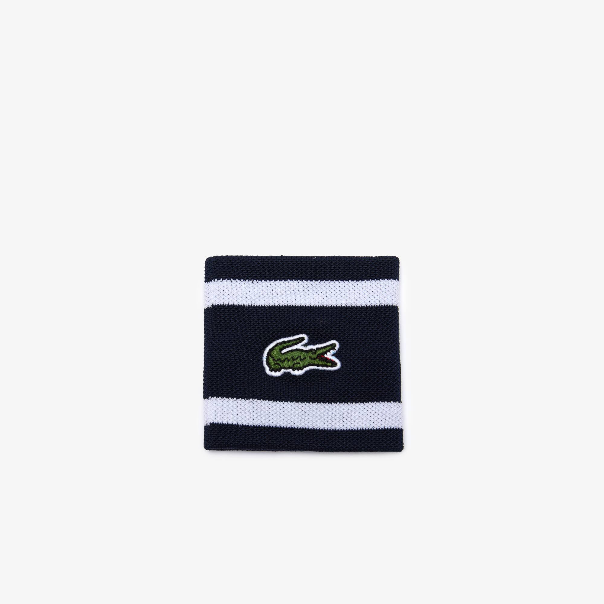 Poignet de tennis Lacoste SPORT Édition Roland Garros Taille Taille unique Bleu Marine / Blanc