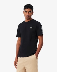 T-shirt coton &eacute;pais bande sigl&eacute;e