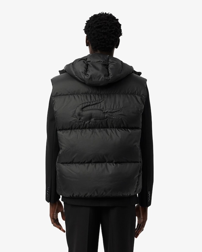 Doudoune Lacoste Sans Manche Kaki Lacoste Weste Vert Kaki Bmy/grün