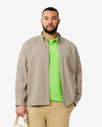 Surchemise regular fit à carreaux coton