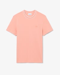 T-shirt en Piqu&eacute; stretch col ray&eacute;