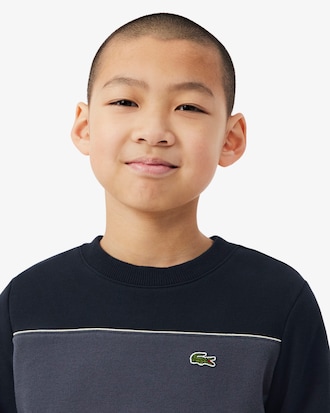 Sweatshirt molleton color-block