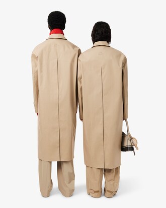 Car-coat imperm&eacute;able Lacoste x Mackintosh