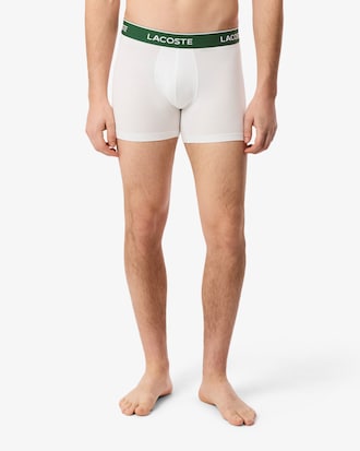Lot de 3 boxers longs coton stretch