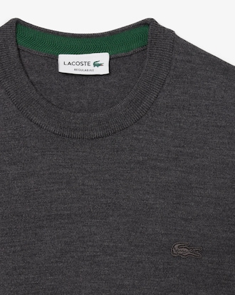 Pull en laine mérinos col rond