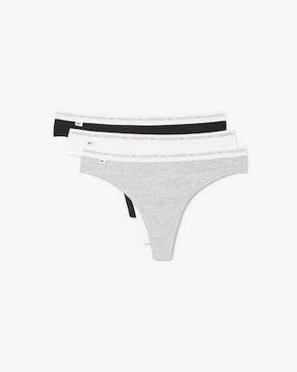Lot de 3 strings coton stretch
