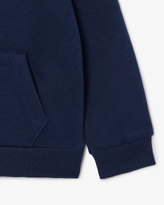 Sweatshirt zipp&eacute; &agrave; capuche mixte molleton