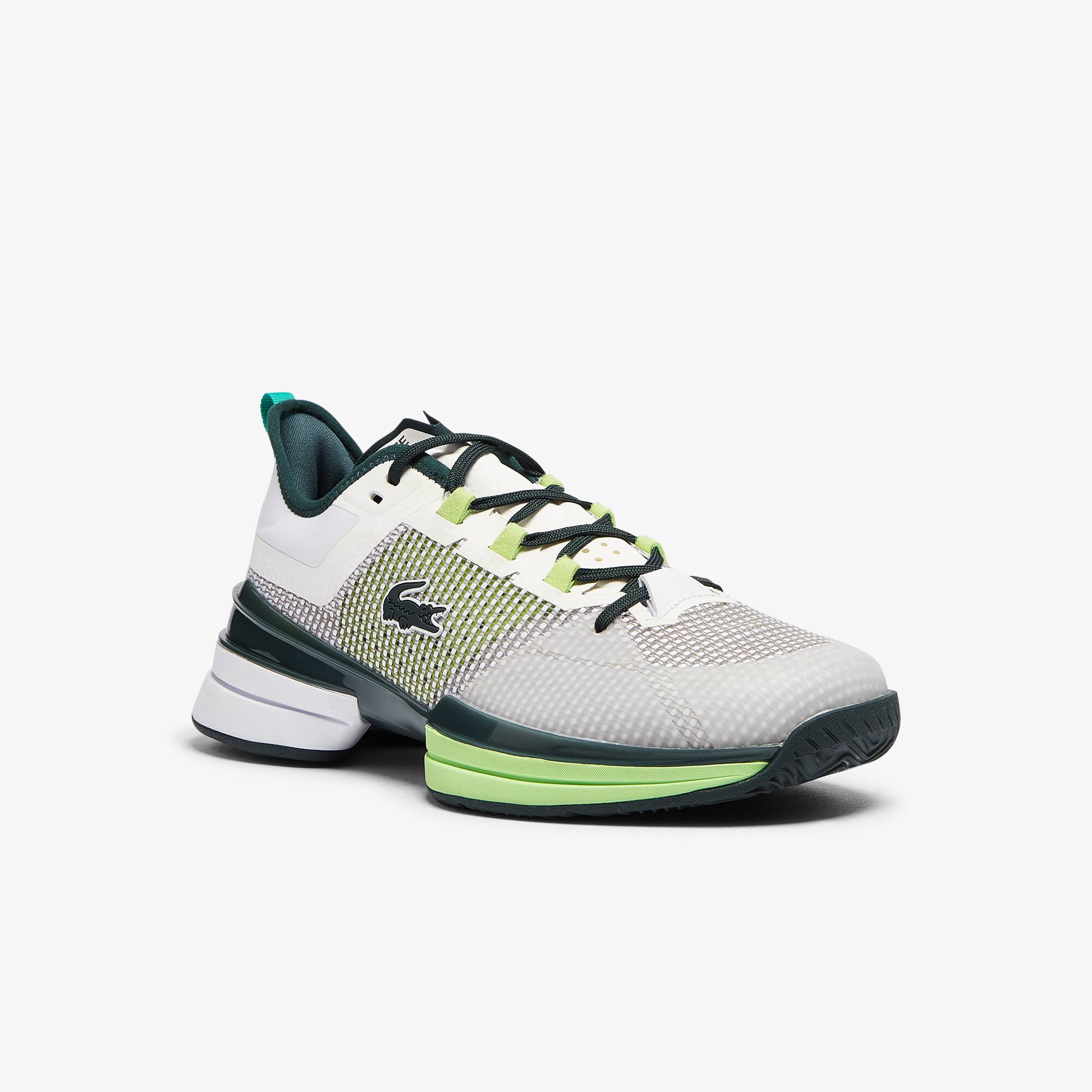 Lacoste Sneakers AG-LT 21 Ultra homme en tissu Taille 47 Blanc/vert