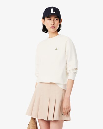 Sweatshirt relaxed fit col rond molleton