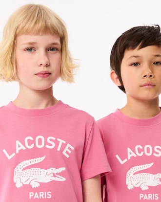 T-shirt coton imprimé signature