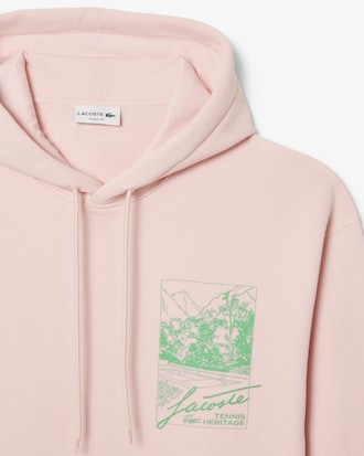 Sweatshirt &agrave; capuche molleton imprim&eacute;