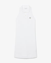 Robe polo sans manches en Piqu&eacute;