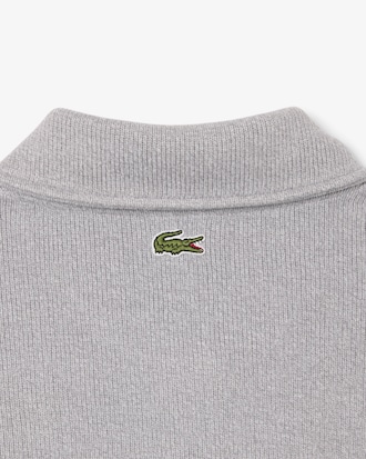 Sweatshirt col polo c&ocirc;tel&eacute; oversize