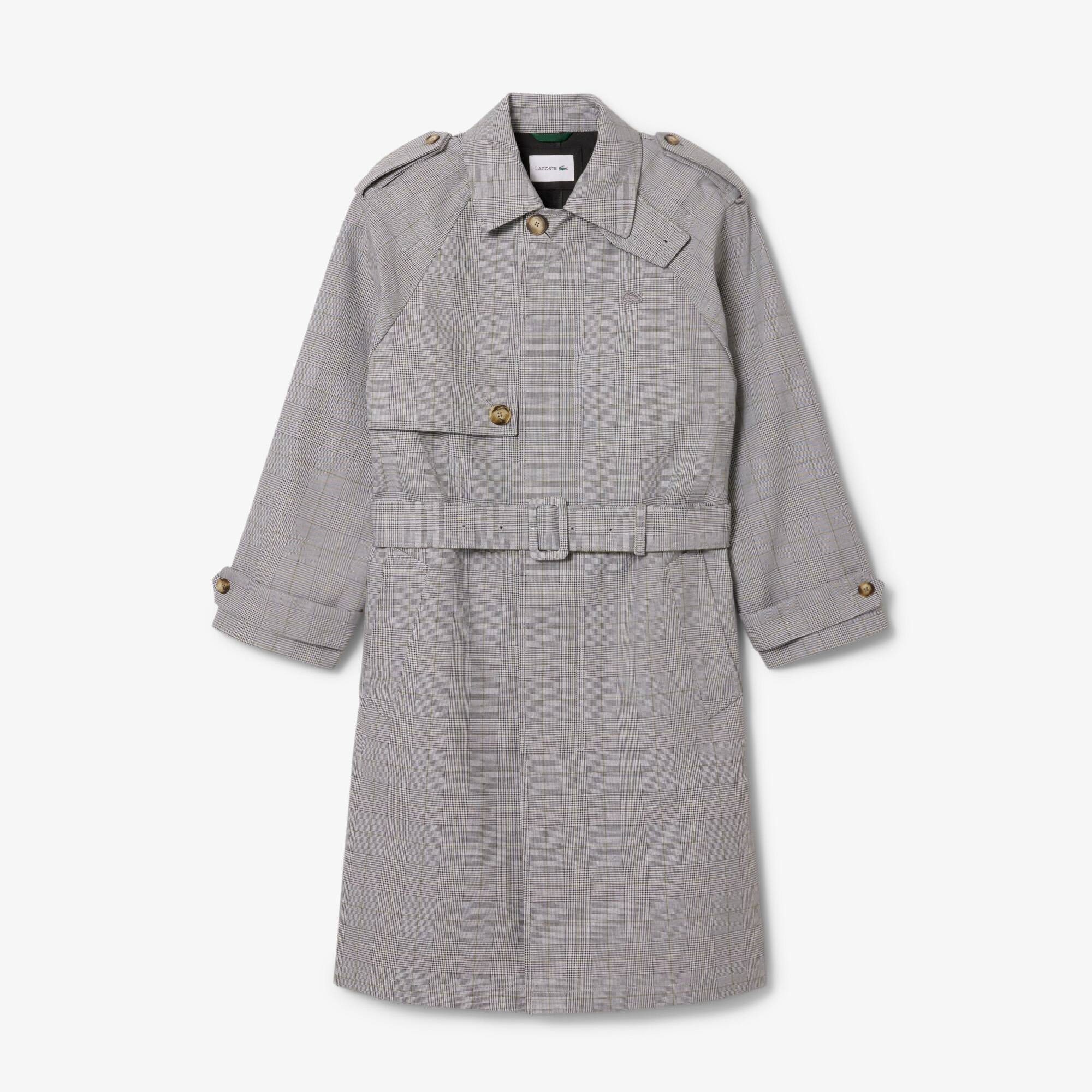 Manteau Homme Freeman T Porter En Lainage Carreaux Gris - Taille L - Neuf Avec étiquettes