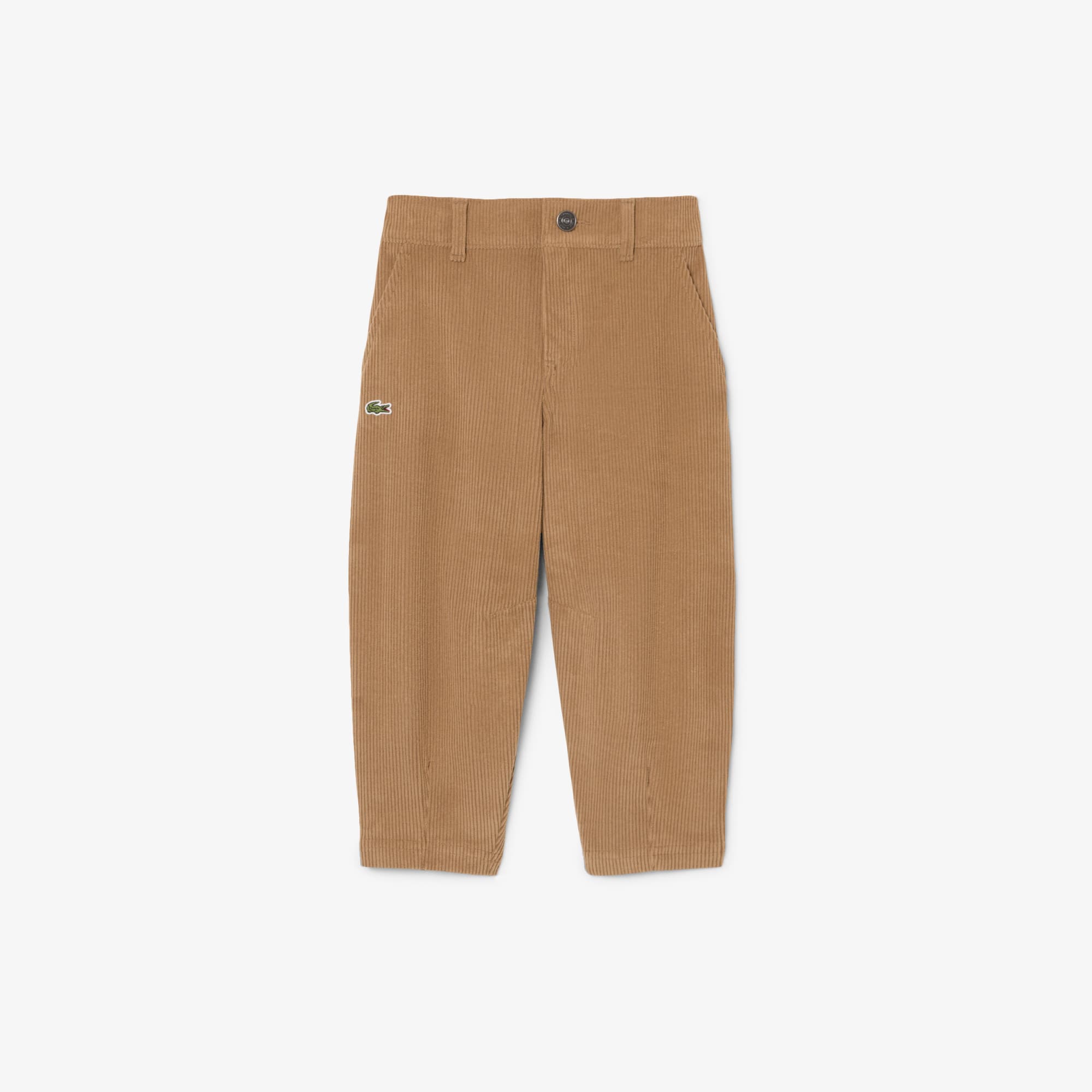 Lacoste Pantalon velours côtelé Taille 5 ans Marron