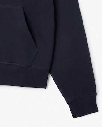 Sweatshirt à capuche zippé en Piqué